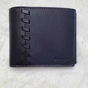 Coach Midnight Blue Leather Wallet